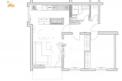 Квартира с тремя комнатами в Водмате: 13