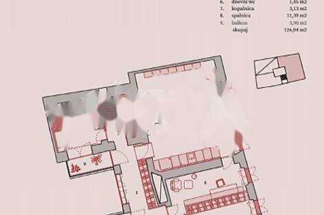Четырехкомнатная квартира в центре Любляны.: 9