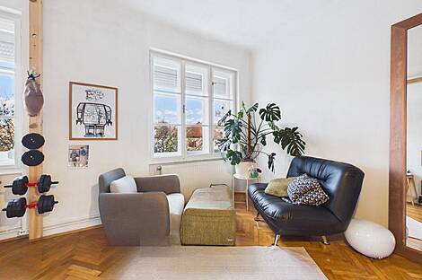 Центральное расположение, квартира с одной комнатой: 2