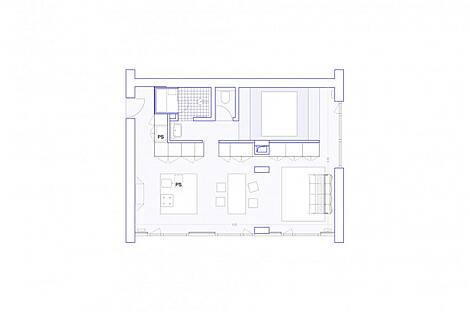 Квартира с двумя комнатами в Бежиграде: 15