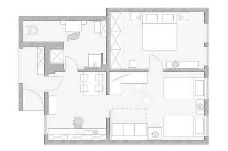 Трёхкомнатная квартира в центре.: 10