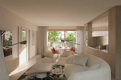 Двухкомнатная квартира в районе Бежиград: 8