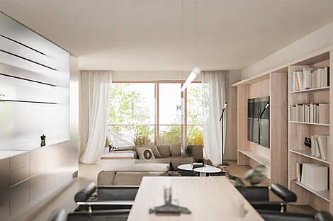 Трёхкомнатная квартира в Бежиграде: 1