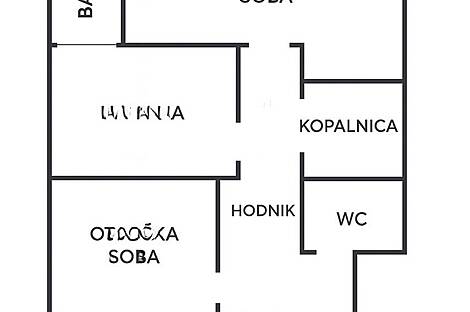 Трёхкомнатная квартира, Шишка: 1