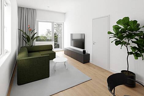 Квартира с тремя комнатами в районе Бежиград: 16