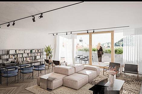 Двухкомнатная квартира в центре: 2