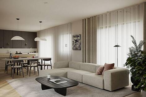 Квартира из четырех комнат под названием Шишка: 2