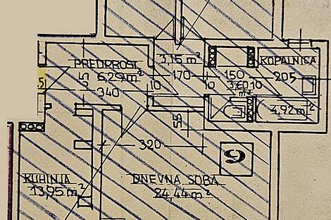 Трёхкомнатная квартира в центре Любляны: 23