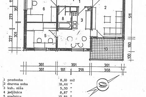 Четырёхкомнатная квартира в Луции: 12