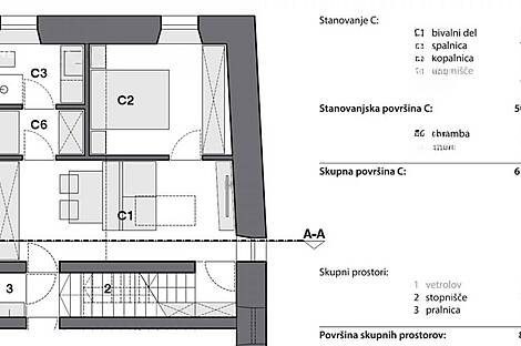 Квартира с тремя комнатами в Копере: 13