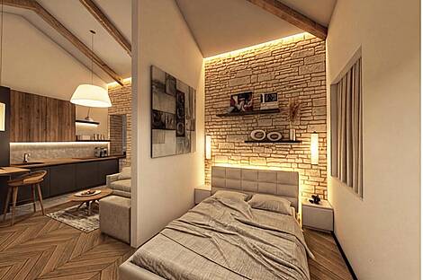 Апартаменты, однокомнатные Новая Сежана: 1