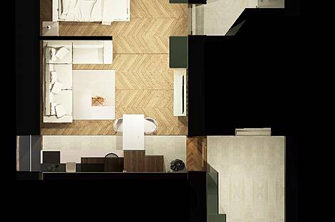 Апартаменты, однокомнатные Новая Сежана: 6