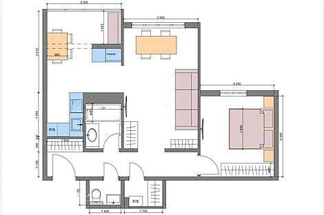Двухкомнатная квартира в новострое в Изола: 27