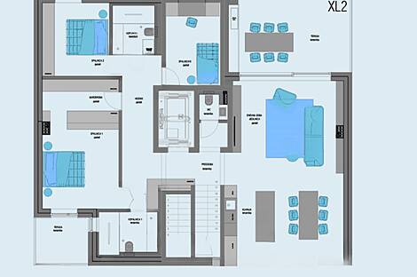 Квартира с четырьмя комнатами в Изоле: 9