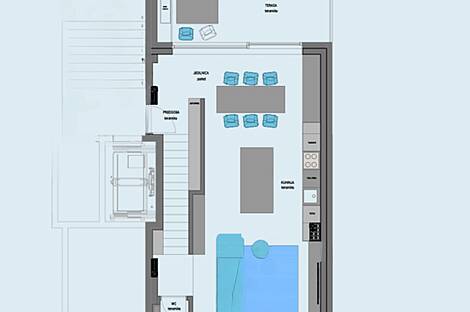 Дуплекс-квартира с четырьмя комнатами в Изоле: 11
