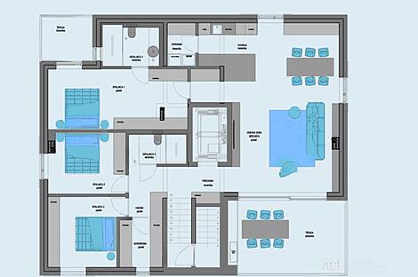 Пентхаус с четырьмя комнатами Изола: 9