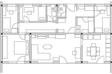 Здание с атриумом в Ново Мургле: 10