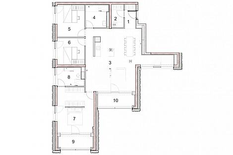 Четырехкомнатная квартира в Бежиграде: 15