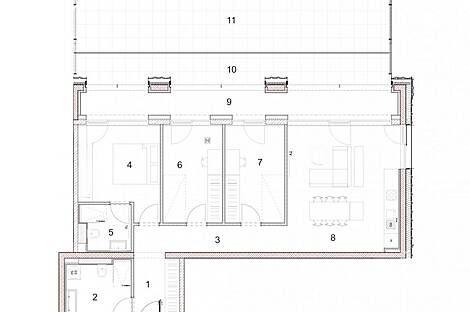 Четырёхкомнатная квартира в районе Бежиград: 14