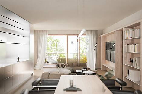 Квартира с тремя комнатами в районе Бежиград: 2