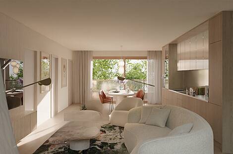 Квартира с тремя комнатами в районе Бежиград: 9