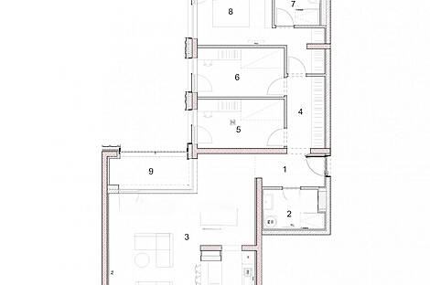 Квартира с четырьмя комнатами в Любляне: 13