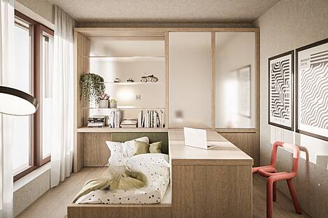 Четырехкомнатная квартира в Бежиград, Любляна: 2