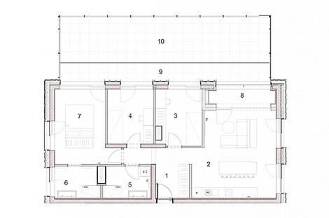 Четырехкомнатная квартира в Бежиграде: 13