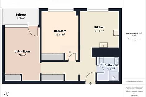 Двухкомнатная квартира в Новая Штепания Вась.: 20
