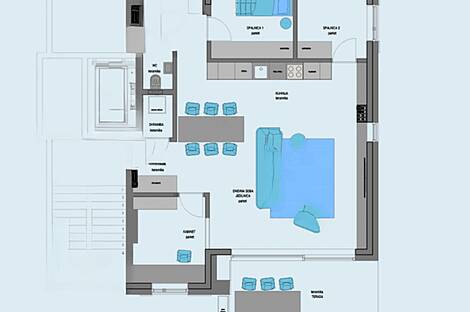 Квартира с 3.5 комнатами в Изоле.: 10