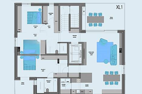 Квартира с четырьмя комнатами в резиденции Моментум в Изоле: 8