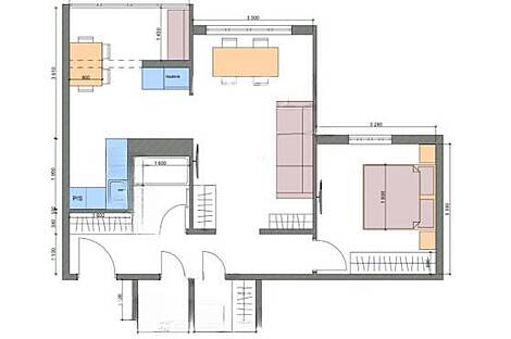 Дом с двумя комнатами у побережья: 2