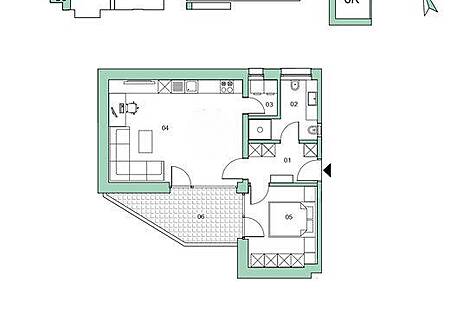 2-комнатная квартира, расположенная в Бежиграде: 11