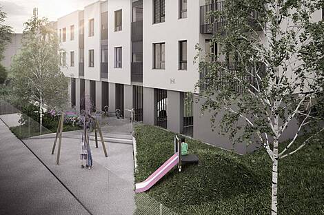 Однокомнатная квартира в Любляне, район Вич: 1