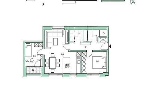 Новая Горица, 3-комнатная квартира: 13