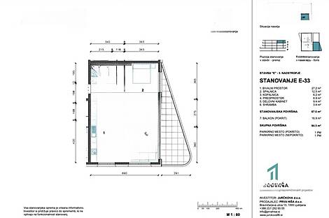 Трехкомнатная квартира в Руднике: 18