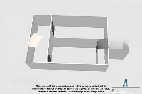 Квартира с одной комнатой в центре Изолы: 9