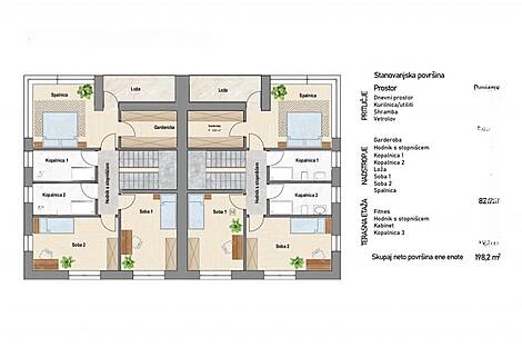 Новый Дравлье — дом, состоящий из двух квартир.: 8