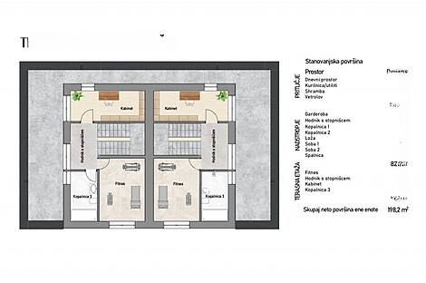 Жилище, Двойчек Нова Дравлье: 9