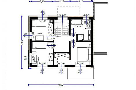Дом, Тачен: 16