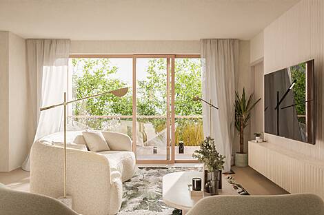 Квартира с двумя комнатами в Бежиграде: 1