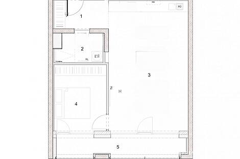 2-комнатная квартира Бежиград: 11