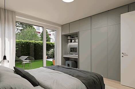 Двухкомнатная квартира в Новая Любляна, район Бежиград: 3