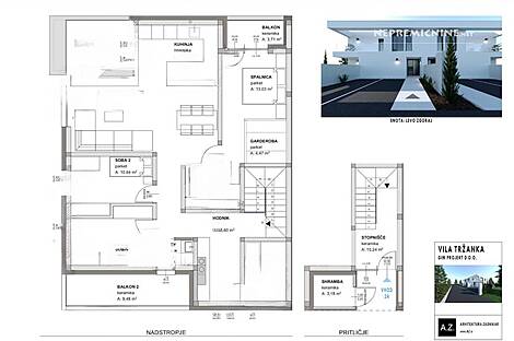 Апартаменты, 4 комнаты, Новый ЛЮБЛЯНА, ВИЧ: 9