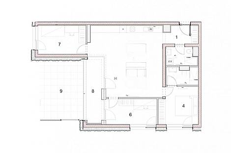 4-комнатная квартира, район Л. Бежиград: 11