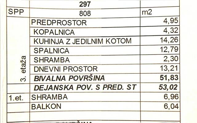 Продажа, квартира, 2-комнатная: КРАНЬ, 66,02 м2: 3