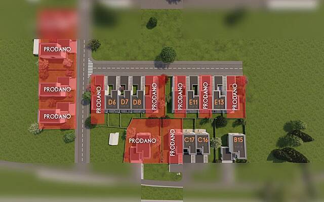 Sončne Rezidence район Вивенди - рядный дом ТИП E (продажа): 3